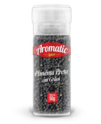 TEMP AROMATIC C/MOEDOR 50G PIMENTA PRETA GRAO