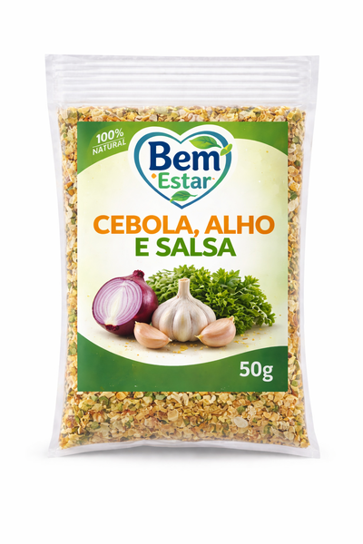 CEBOLA,ALHO E SALSA BEM ESTAR 50G