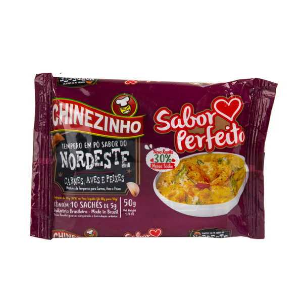 TEMPERO CHINEZINHO SABOR PERF SAB NORDESTE 50G