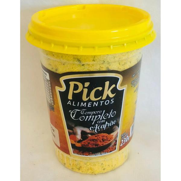 TEMPERO COMPLETO PICK 230G AÇAFRAO