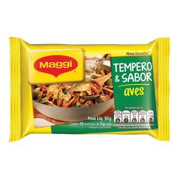 TEMPERO MAGGI TEMPERO E SABOR AVES 50G
