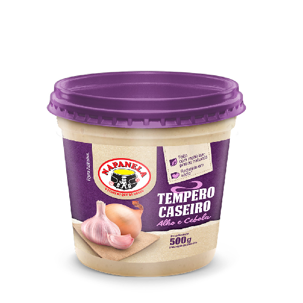TEMPERO ALHO/CEBOLA 500GR NAPANELA