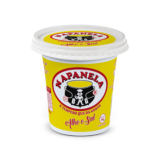 TEMPERO NAPANELA 1KG ALHO E SAL