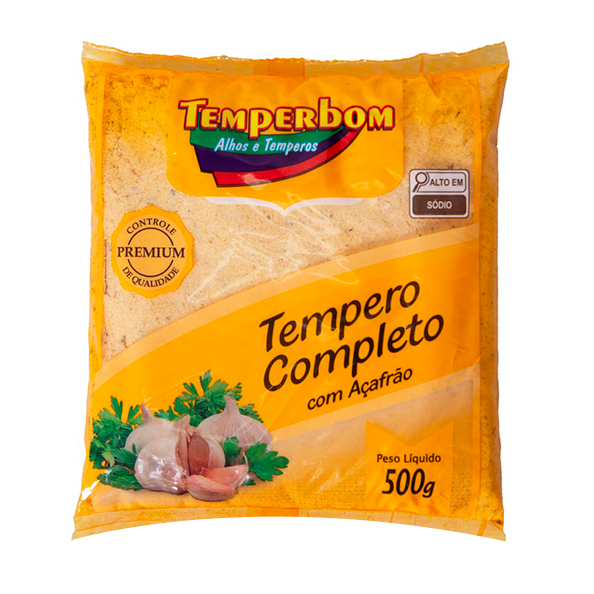 Tempero Temperbom 500g Com Açafrão