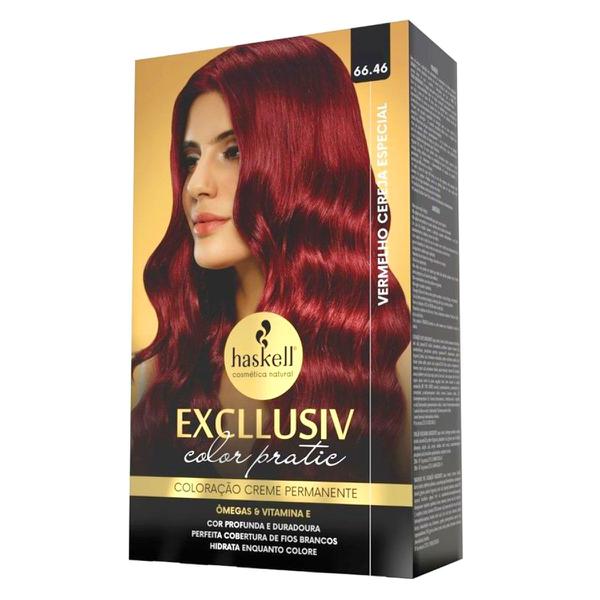 TINT HASKELL KIT COLOR PRATIC 66.46 VERM