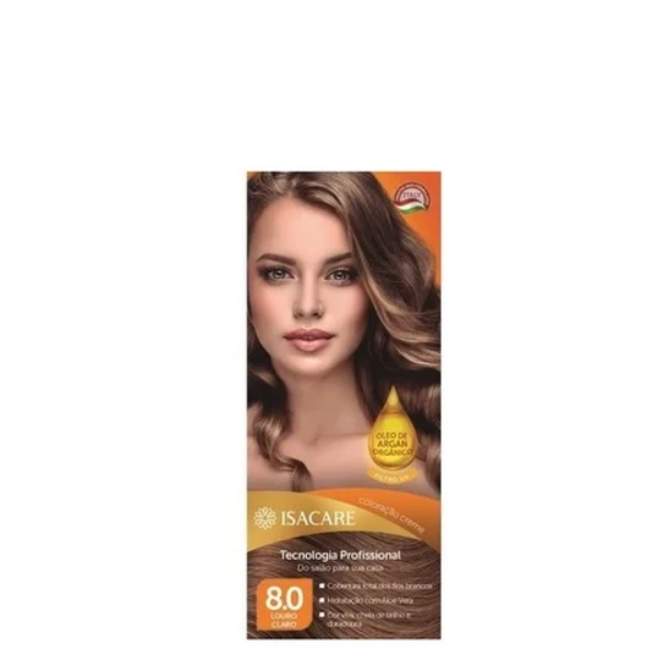 TINTURA ISACARE 8.0 LOURO CLARO