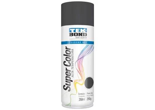 TINTA TEK BOND ALTA TEMP SPR 350ML PRETO FOSCO