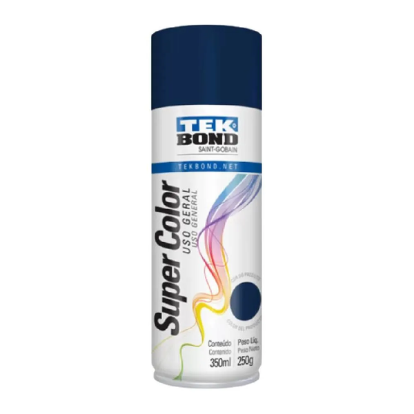 Tinta Spray Tek Bond Azul 250g