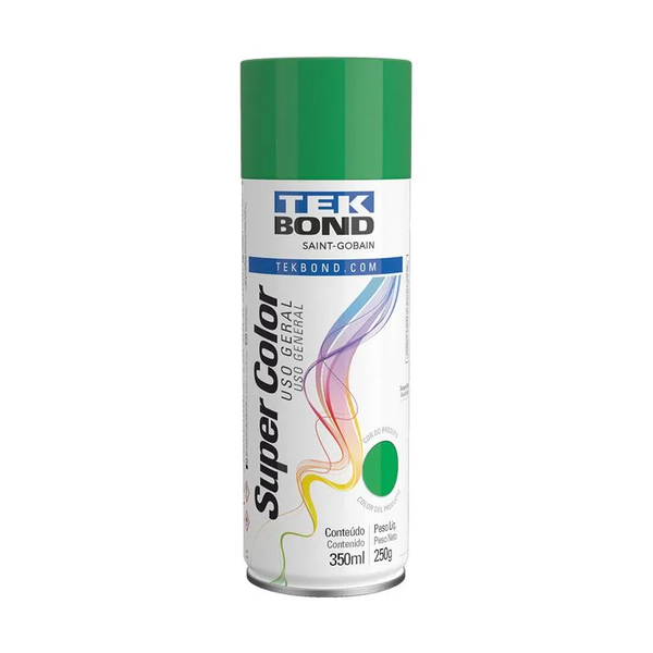 TINTA SPRAY TEK BOND VERDE 350ML