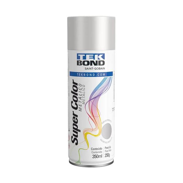 TINTA TEK BOND METALICA SPR 350ML PRATA