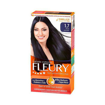 TINTURA DE CABELO FLEURY PRETO AZULADO 1
