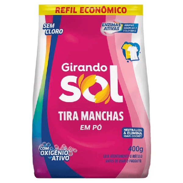 TIRA MANCHAS PO ECON COLORIDAS 20X400G