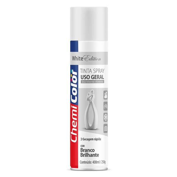 TINTA SPRAY COLORE 400ML BRANCO BRILHANTE