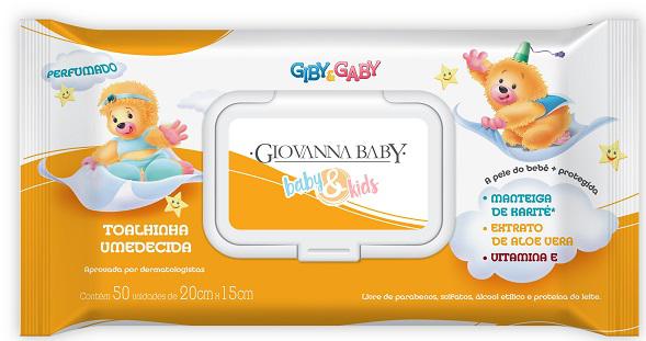 GB GIBY GABY TOALHINHA UMED C/50UN