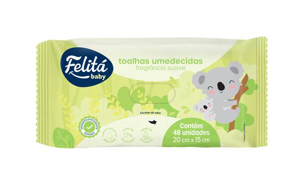 TOALHAS UMED.FELITA BABY 48UN