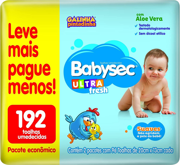 TOALHINHA UMED BABYSEC ULTRA L4P3 192 FLS