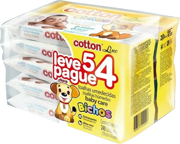 TOALHA UMED. BABY CARE PROM C/5