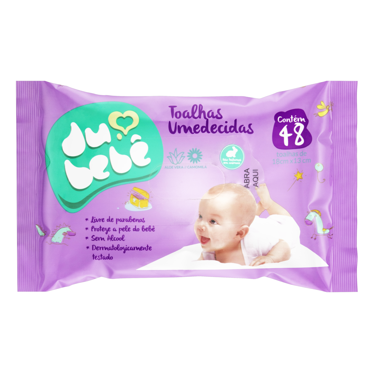 Lenço Umedecido Dubebe C/48 Un