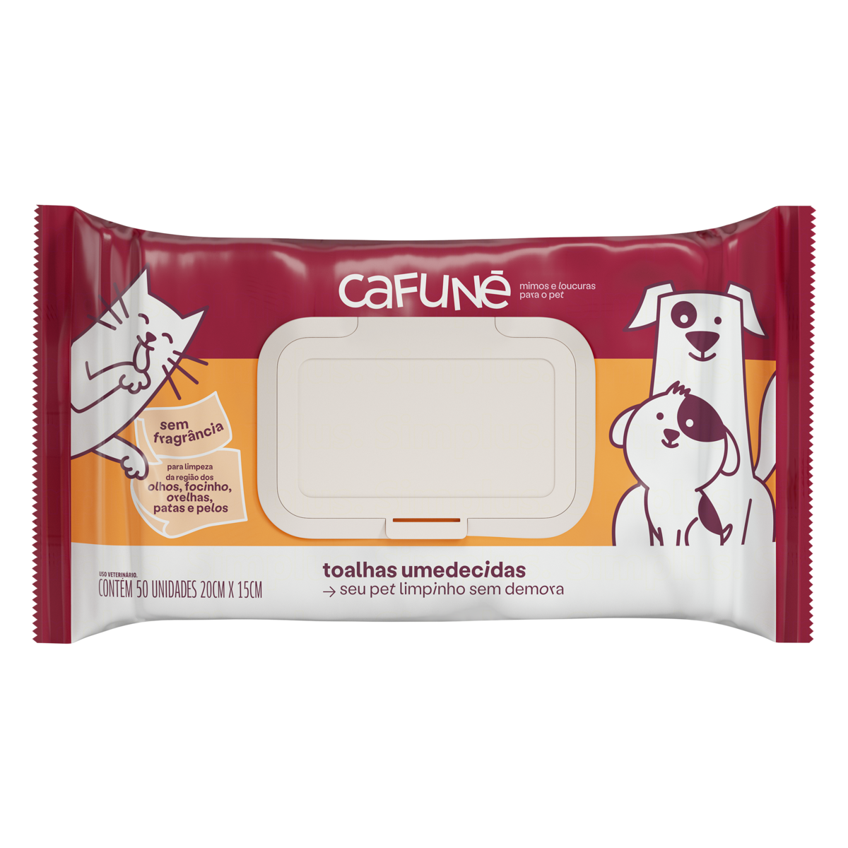 Toalha Umedecida Cafuné C/50