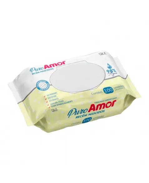 TOALHA UMED PURO AMOR RN C/100