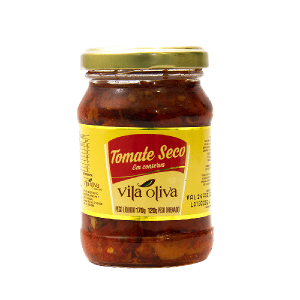 TOMATE SECO EM CONSERVA VILA OLIVA 12 X 120 G