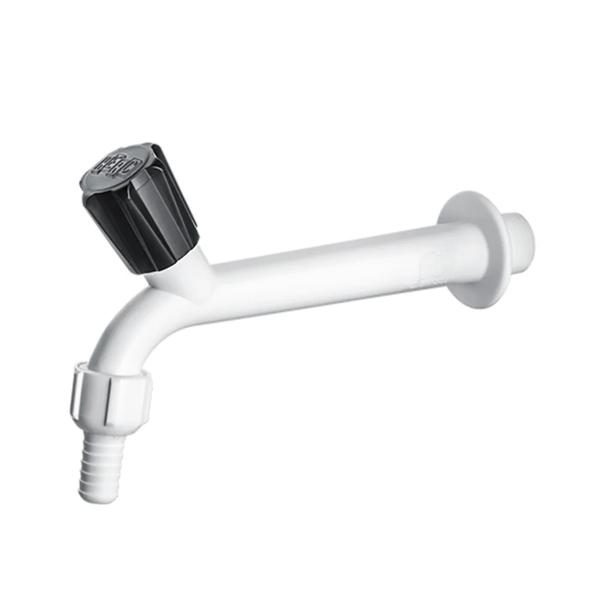 TORNEIRA TANQUE REBOUCA BRANCA COM BICO 1/2 15CM