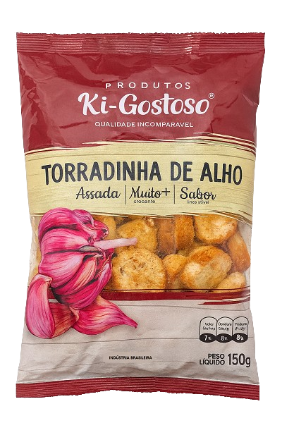 Torrada Ki Gostoso 150g Alho