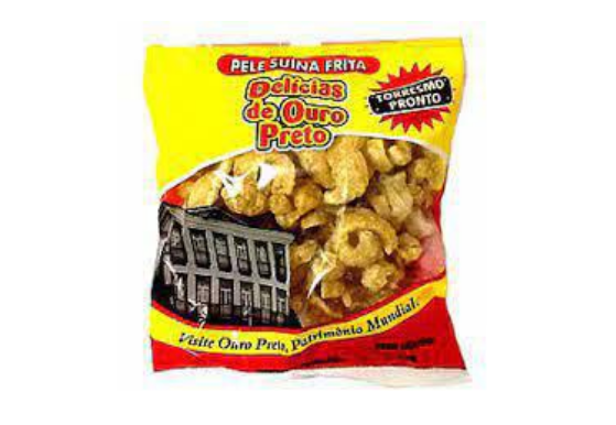 TORRESMO CHURR DELICIAS OURO PTO 50G