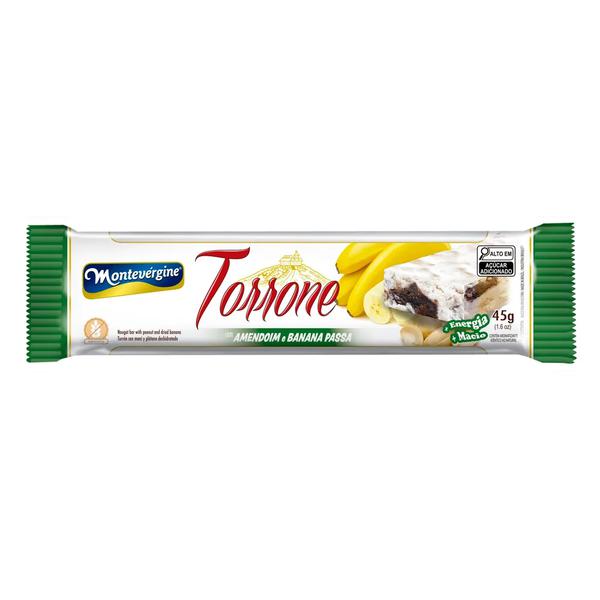 TORRONE BANANA AMENDOIM MONTEVERGINE 45G 96