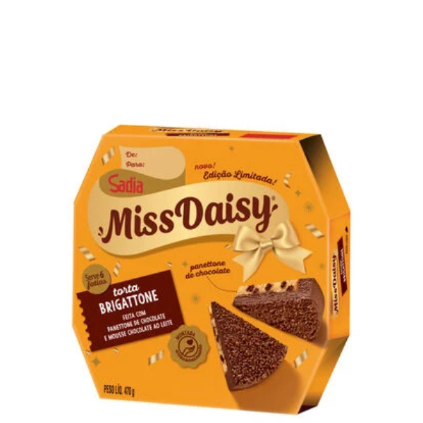 Torta Brigatone Miss Daisy Sadia 470g