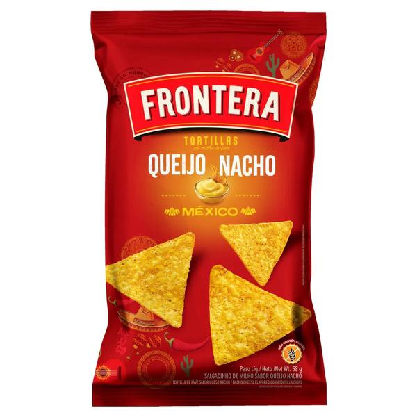 SALGADINHO TORTILLAS FRONTERA 68G QUEIJO NACHO