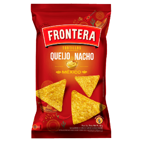 BISCOITO FRONTERA 68g QUEIJO NACHO