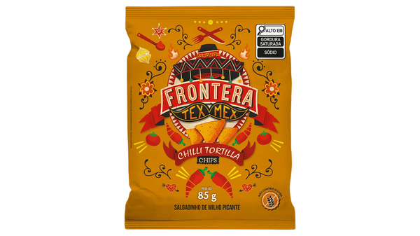 SALGADINHO TORTILLAS FRONTERA 68G SRIRACHA