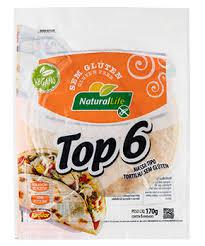 MASSA TIPO TORTILHA NATURAL LIFE TOP 6 1