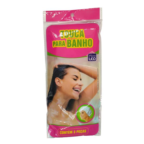 TOUCA DE BANHO PLAST. C/3 LEO