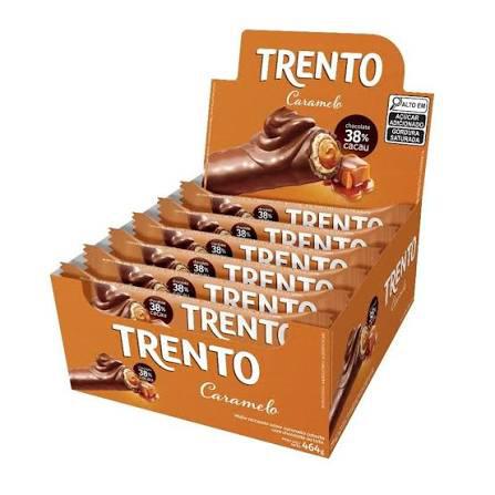 WAFER TRENTO CARAMELO 8X16X29G