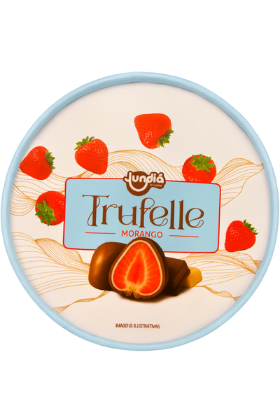 TRUFELLE MORANGO POTE JUNDIA CHOCOLATE BRANCO 100G