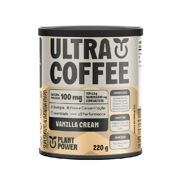 SUPLEMENTO ULTRACOFFEE 220G VANILLA CREAM