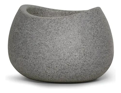 VASO NUTRIPLAN TEXTURIZADO OVAL GRANITO