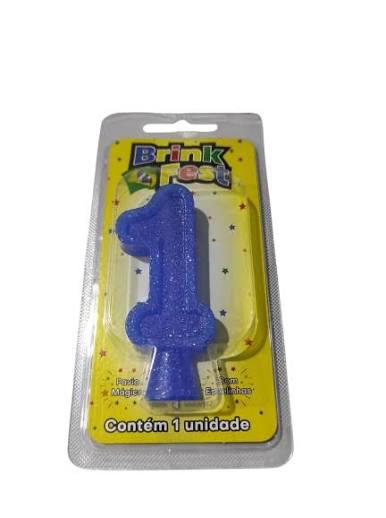 VELA ANIV. NUMERO C/01 N.1 AZUL