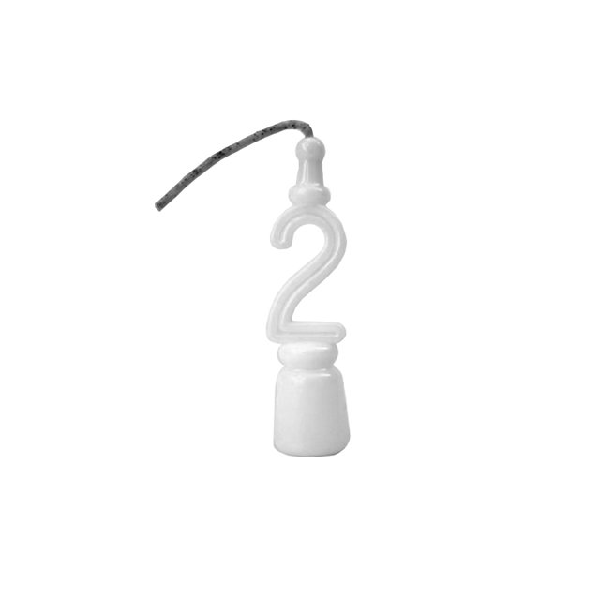 VELA TEIMOSA P/ ANIVERSARIO N 2 BRANCO