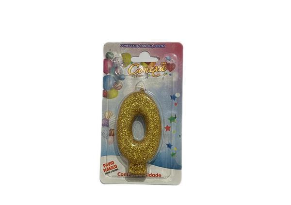 VELA GLITTER OURO 0