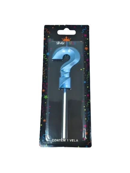 VELA NIVER SILVER INTERROGAÇAO AZUL