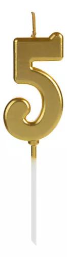 VELA SILVER PICK DOURADA Nº 5