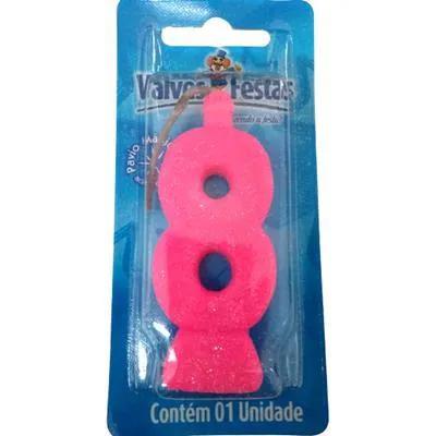 VELA VALVES GLITTER 8 ROSA