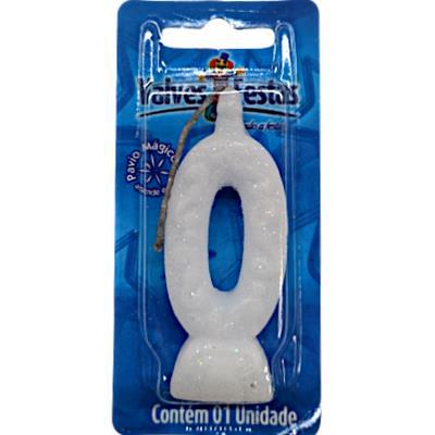 VELA GLITER FEST LAR BRANCA N0