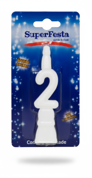 Vela Numerada Branca  Indipel  nº2