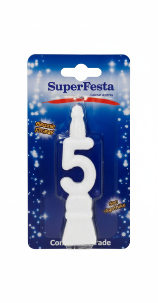 Vela Numerada Branca  Indipel  nº5