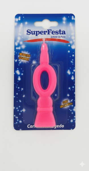 Vela Cartelada Indipel Rosa  N0