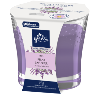 VELA LAVANDA GLADE TRANQUILIDADE 96G